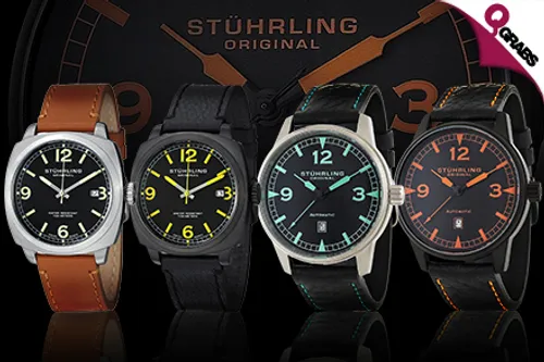 From QR299, Look More Like a Gentleman with Men’s Stuhrling Watches - Choose from 11 Dashing Styles! (Up to QR3187 Value)